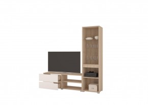 Стенка АНТАЛИЯ 1 (Сонома/Графит софт) в Губахе - gubaha.ok-mebel.com | фото 2