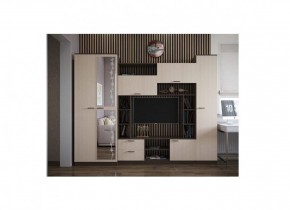 Стенка Марта 11 (Венге/Беленый дуб) в Губахе - gubaha.ok-mebel.com | фото 5