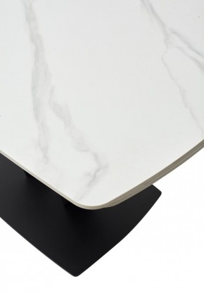 Стол ALATRI 120 MATT WHITE MARBLE SOLID CERAMIC / BLACK, ®DISAUR в Губахе - gubaha.ok-mebel.com | фото 11