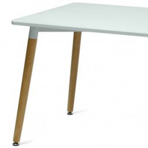 Стол Barneo T-10 (столешница RAL9003 белый, каркас светлый) в Губахе - gubaha.ok-mebel.com | фото 2