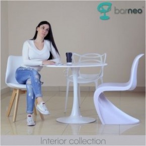 Стол Barneo T-3 Tulip style (RAL9003 белый, D80) в Губахе - gubaha.ok-mebel.com | фото 5