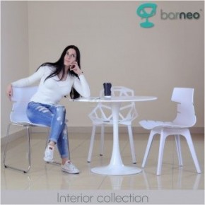 Стол Barneo T-3 Tulip style (RAL9003 белый, D80) в Губахе - gubaha.ok-mebel.com | фото 6