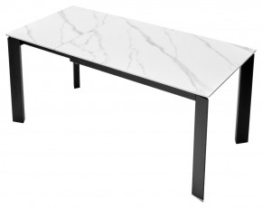 Стол CORNER 120 MATT WHITE MARBLE SOLID CERAMIC / BLACK, ®DISAUR в Губахе - gubaha.ok-mebel.com | фото 7