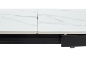 Стол CORNER 120 MATT WHITE MARBLE SOLID CERAMIC / BLACK, ®DISAUR в Губахе - gubaha.ok-mebel.com | фото 8
