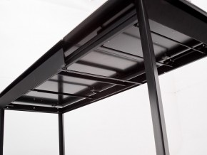 Стол CREMONA 140 HIGH GLOSS STATUARIO Белый мрамор глянцевый, керамика/ черный каркас, ®DISAUR в Губахе - gubaha.ok-mebel.com | фото 6