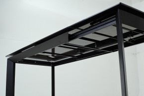 Стол CREMONA 140 KL-99 Белый мрамор матовый, итальянская керамика / черный каркас, ®DISAUR в Губахе - gubaha.ok-mebel.com | фото 13