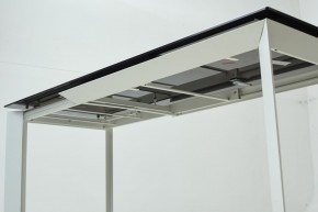 Стол CREMONA 160 KL-188 Контрастный мрамор / белый каркас, ®DISAUR в Губахе - gubaha.ok-mebel.com | фото 9