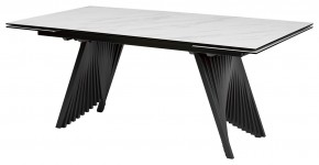 Стол IVAR 200 MARBLES KL-99 Белый мрамор, итальянская керамика, ®DISAUR в Губахе - gubaha.ok-mebel.com | фото 6