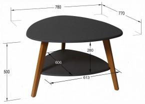Стол журнальный Бруклин в Губахе - gubaha.ok-mebel.com | фото 4