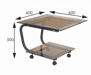 Стол журнальный Дуэт 9 в Губахе - gubaha.ok-mebel.com | фото 2