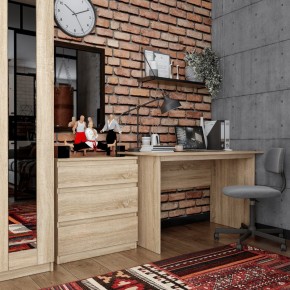 Стол КАСТОР письменный 120х65, цвет Дуб Сонома в Губахе - gubaha.ok-mebel.com | фото 3