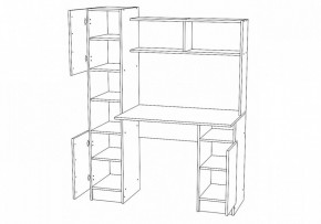 Стол компьютерный Эндо в Губахе - gubaha.ok-mebel.com | фото 3