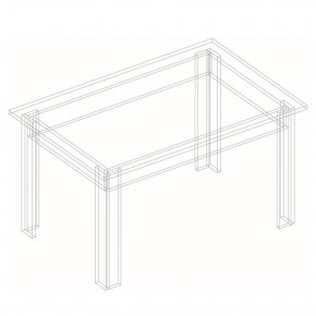 Стол обеденный "Мега" (бодега светлая) в Губахе - gubaha.ok-mebel.com | фото 3