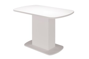 Стол обеденный Соренто (Белый глянец) в Губахе - gubaha.ok-mebel.com | фото 2