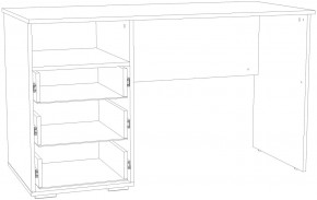 Стол письменный НМ 041.40 "Банни" (Бисквит) в Губахе - gubaha.ok-mebel.com | фото 5