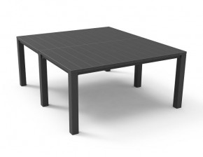 Стол раскладной Джули (Julie Double table 2 configurations) Графит в Губахе - gubaha.ok-mebel.com | фото 3