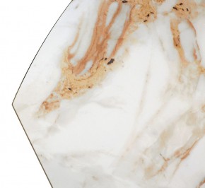 Стол TERAMO 135 GLOSS GRAND JADE SOLID CERAMIC, керамика, поворотн.механизм / Черный каркас, ®DISAUR в Губахе - gubaha.ok-mebel.com | фото 13
