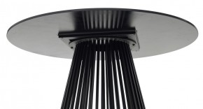Стол TERNI 120 MATT BLACK MARBLE SOLID CERAMIC Черный мрамор матовый, керамика /Черн.каркас, ®DISAUR в Губахе - gubaha.ok-mebel.com | фото 6