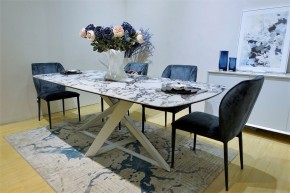 Стол VICENZA 220 BULGARI WHITE, керамика / белый, ®DISAUR в Губахе - gubaha.ok-mebel.com | фото 12