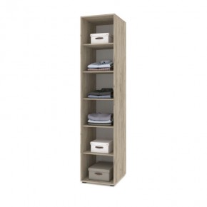 СТОУН С13 Шкаф-пенал (дуб золотой/графит) в Губахе - gubaha.ok-mebel.com | фото 3