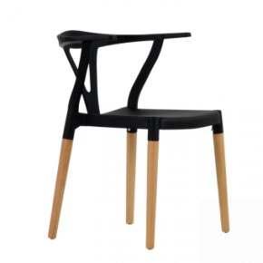 Стул Barneo N-218 Wishbone интерьерный кухонный черный в Губахе - gubaha.ok-mebel.com | фото