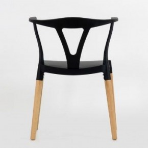 Стул Barneo N-218 Wishbone интерьерный кухонный черный в Губахе - gubaha.ok-mebel.com | фото 2