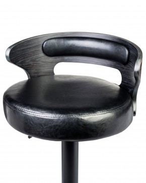 Стул барный DOBRIN FRED BLACK, чёрное дерево, чёрный в Губахе - gubaha.ok-mebel.com | фото 6