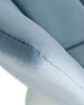 Стул барный DOBRIN TAILOR WHITE, пудрово-голубой велюр (MJ9-74) в Губахе - gubaha.ok-mebel.com | фото 10