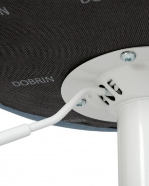 Стул барный DOBRIN TAILOR WHITE, пудрово-голубой велюр (MJ9-74) в Губахе - gubaha.ok-mebel.com | фото 7