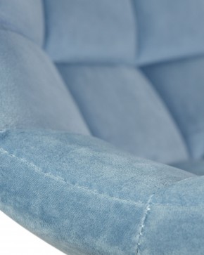 Стул барный DOBRIN TAILOR WHITE, пудрово-голубой велюр (MJ9-74) в Губахе - gubaha.ok-mebel.com | фото 8