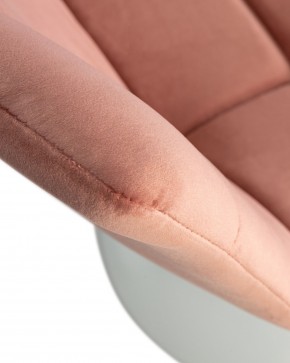 Стул барный DOBRIN TAILOR WHITE, пудрово-розовый велюр (MJ9-32) в Губахе - gubaha.ok-mebel.com | фото 7