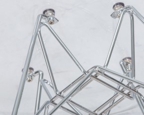 Стул обеденный DOBRIN DSR CASPER, ножки хром, цвет прозрачный в Губахе - gubaha.ok-mebel.com | фото 10
