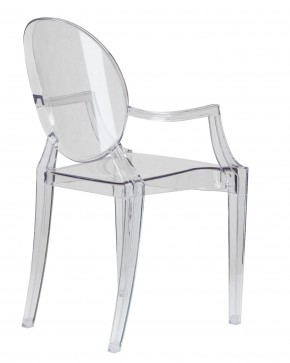Стул обеденный DOBRIN LOUIS GHOST, цвет прозрачный в Губахе - gubaha.ok-mebel.com | фото 4