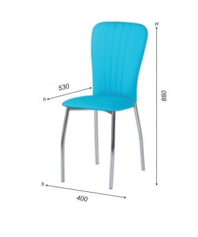 Стул Сиена А1.14-03 (Стандарт) хром/кожзам (4 шт.) в Губахе - gubaha.ok-mebel.com | фото 2
