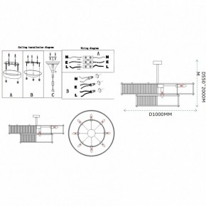 Светильник на штанге Imperiumloft RH Marais Round Chandelier 40,2668 в Губахе - gubaha.ok-mebel.com | фото 11