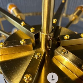 Светильник на штанге Imperiumloft RH Marais Round Chandelier 40,2668 в Губахе - gubaha.ok-mebel.com | фото 5