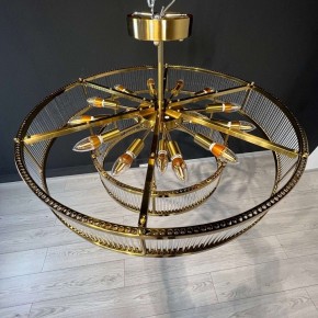 Светильник на штанге Imperiumloft RH Marais Round Chandelier 40,2668 в Губахе - gubaha.ok-mebel.com | фото 8