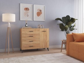 СВЕТЛАНА LOFT Комод-тумба  (дуб золотой) в Губахе - gubaha.ok-mebel.com | фото 3
