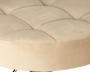 Табурет барный DOBRIN BRUNO GOLD, бежевый велюр (MJ9-10) в Губахе - gubaha.ok-mebel.com | фото