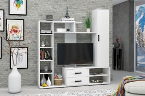 Центральная секция Торонто (Белый текстурный) в Губахе - gubaha.ok-mebel.com | фото
