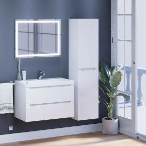 Тумба под раковину Uperwood Tanos 80 см, подвесная, белая матовая в Губахе - gubaha.ok-mebel.com | фото 11