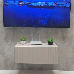 Тумба подвесная под ТВ LINES MTV1-MA 750 Бежевый (Леда-М 10.1.5) в Губахе - gubaha.ok-mebel.com | фото 5