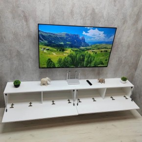 Тумба подвесная под ТВ LINES MTV4-MA 1150 Белый глянец (Белый-M 10.1.1) в Губахе - gubaha.ok-mebel.com | фото 12