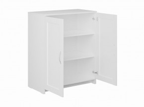 Тумба СИРИУС двухдверная, цвет белый в Губахе - gubaha.ok-mebel.com | фото 2