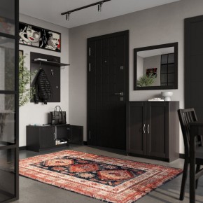 Тумба СИРИУС двухдверная, цвет Дуб Венге в Губахе - gubaha.ok-mebel.com | фото 4