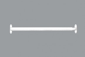 Турник-перекладина раздвиж 600-750мм цв.белый в Губахе - gubaha.ok-mebel.com | фото