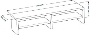 ТВ-тумба Энкель ТВ16, тамбурат, цвет белый в Губахе - gubaha.ok-mebel.com | фото 3