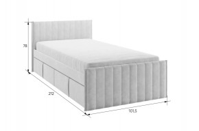 ТВИКС Кровать с ящиками 900 в Губахе - gubaha.ok-mebel.com | фото 2