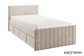 ТВИКС Кровать с ящиками 900 (капучино) в Губахе - gubaha.ok-mebel.com | фото