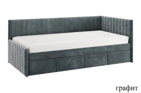 ТВИКС Кровать (тахта) с ящиками 900 (графит) в Губахе - gubaha.ok-mebel.com | фото
